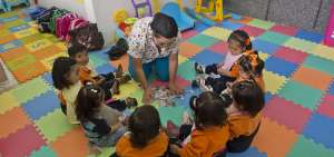 Los espacios l&uacute;dicos de los Centros Infantiles cuentan con medidas de seguridad para menores de 0 a 3 a&ntilde;os.