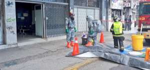 Un herido tras el derrame de &aacute;cido n&iacute;trico en un edificio p&uacute;blico en Quito