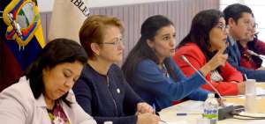 La ministra de Justicia, Rosana Alvarado, expuso cifras y datos de la tarea cumplida por la Secretar&iacute;a de Estado.