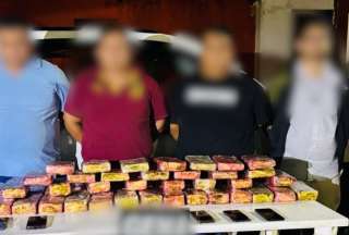 La Policía Nacional detuvo a dos sospechosos en la provincia de Napo.