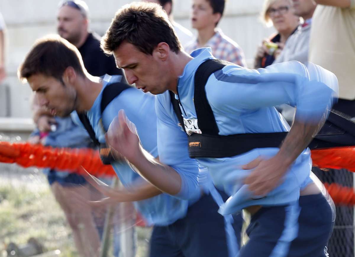 Mandzukic y Oblak ya entrenan con el Atleti