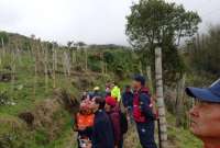 El deslizamiento habría sido originado por actividades agrícolas desarrolladas en la zona.