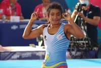 Lucía Yépez hizo historia en el Mundial de Lucha