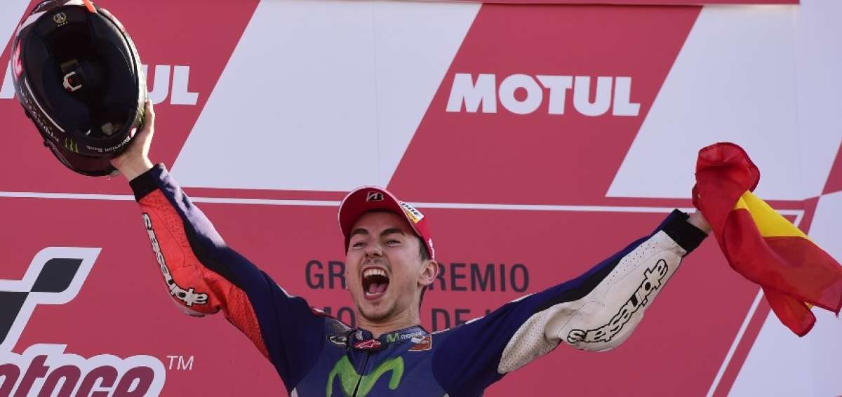 Lorenzo, tricampe&oacute;n del mundo de MotoGP