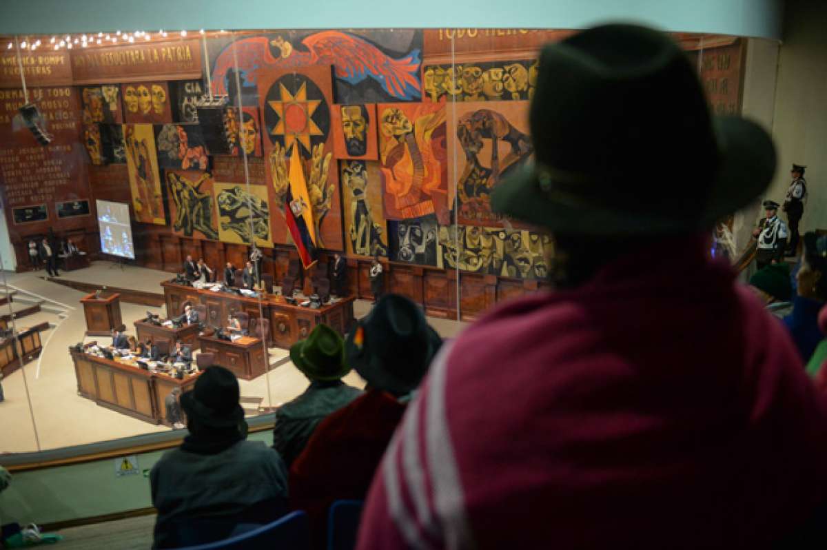 El pleno de la Asamblea inici&oacute; el segundo y definitivo debate por el proyecto de ley que plantea la distribuci&oacute;n equitativa de tierras para agricultores y campesinos. Foto: Daniel Molineros / El Tel&eacute;grafo