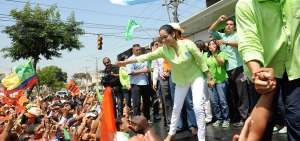 Viviana Bonilla dej&oacute; la Gobernaci&oacute;n de Guayas para participar en las elecciones para la alcald&iacute;a de Guayaquil en 2014. Hoy es asamble&iacute;sta por su provincia.