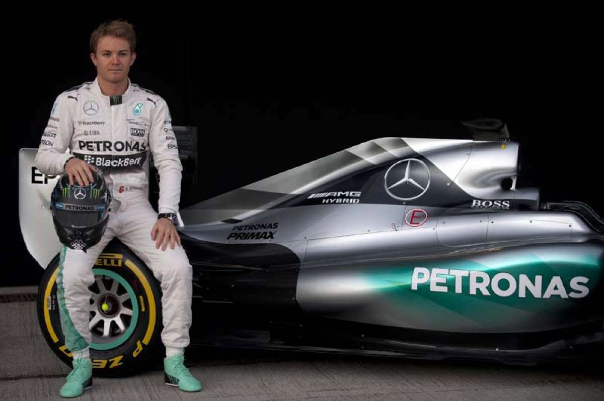 Nico Rosberg es el actual vicecampe&oacute;n mundial de F&oacute;rmula Uno. Foto: AFP