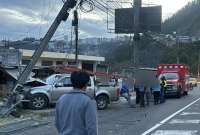 Una persona falleció en un siniestro de tránsito en la Simón Bolívar