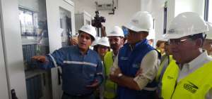Vicepresidente Glas inaugura la subestaci&oacute;n el&eacute;ctrica Chorrillos