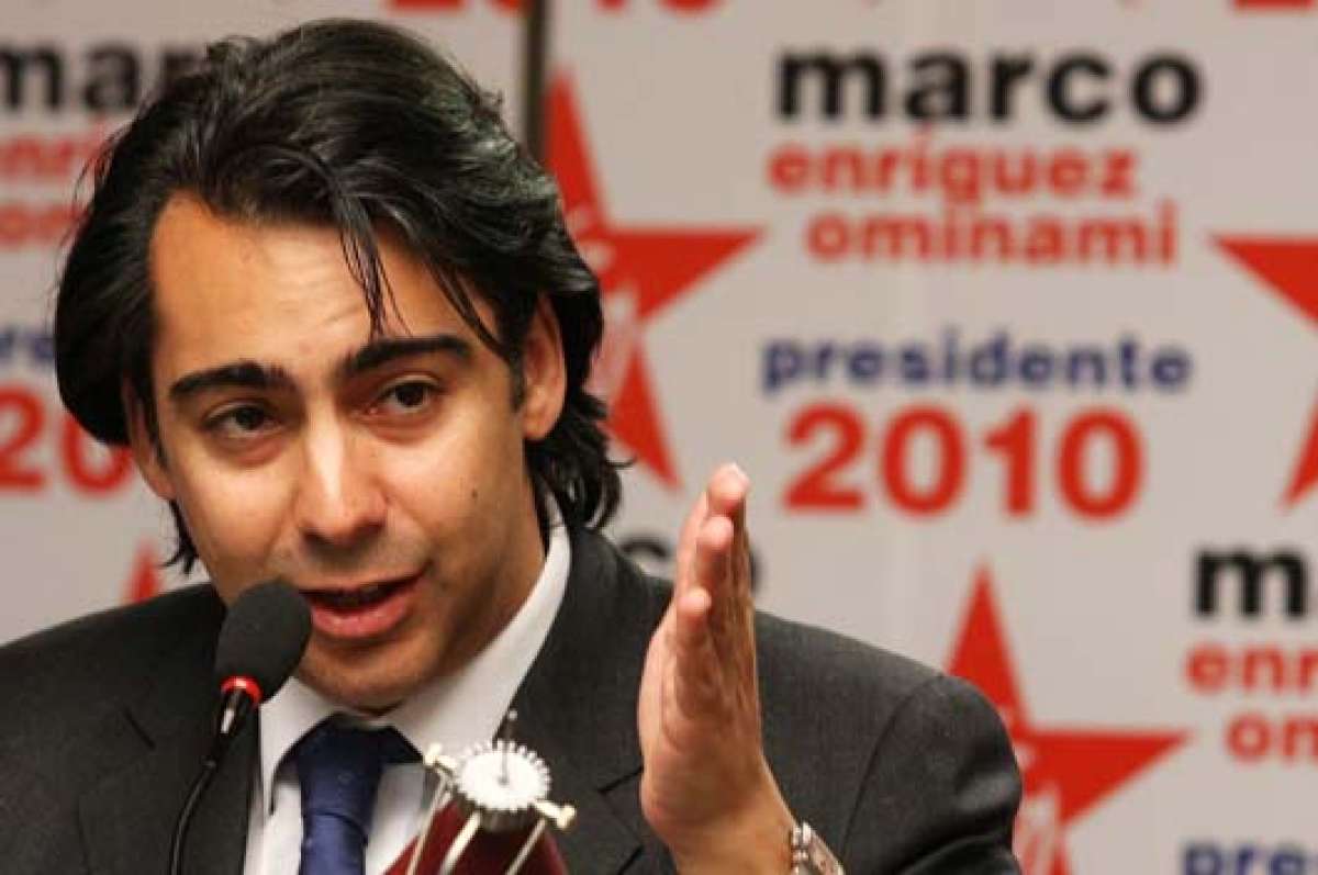 En junio de 2009 Marco Enr&iacute;quez Ominami se desvincul&oacute; del Partido Socialista para ser candidato independiente a la Presidencia de Chile. Foto: cortes&iacute;a