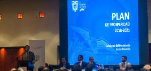 El ministro de Finanzas, Richard Mart&iacute;nez, particip&oacute; en el evento &ldquo;Ecuador, destino de inversiones&rdquo; el viernes 31 de agosto en Quito.