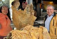 La 'Feria del Pescado Seco' está ubicada en el Mercado Mayorista, en el sur de Quito. 