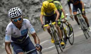 El colombiano Nairo Quintana espera dar la sorpresa en la &uacute;ltima etapa del Tour. Foto: AFP