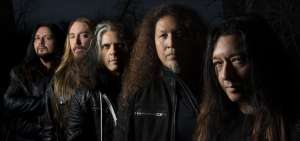 La alineaci&oacute;n de Testament que compuso los discos Brotherhood of Snake y el flamante Titans of Creation.