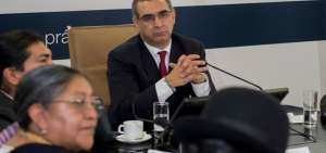Jalkh mantuvo este martes una reuni&oacute;n con dirigentes de la Conaie.