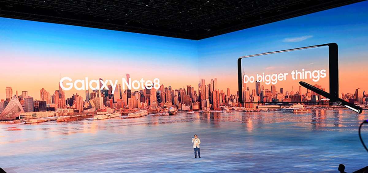 El director de la divisi&oacute;n m&oacute;vil de Samsung, DJ Koh, fue el encargado de presentar el nuevo Note.