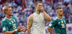 El capit&aacute;n alem&aacute;n Manuel Neuer se muestra afectado tras la eliminaci&oacute;n de Alemania de la Copa del Mundo.