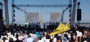 El anuncio de la candidatura de Carlos Luis Morales se realiz&oacute; en el Malec&oacute;n 2000 de Guayaquil. 