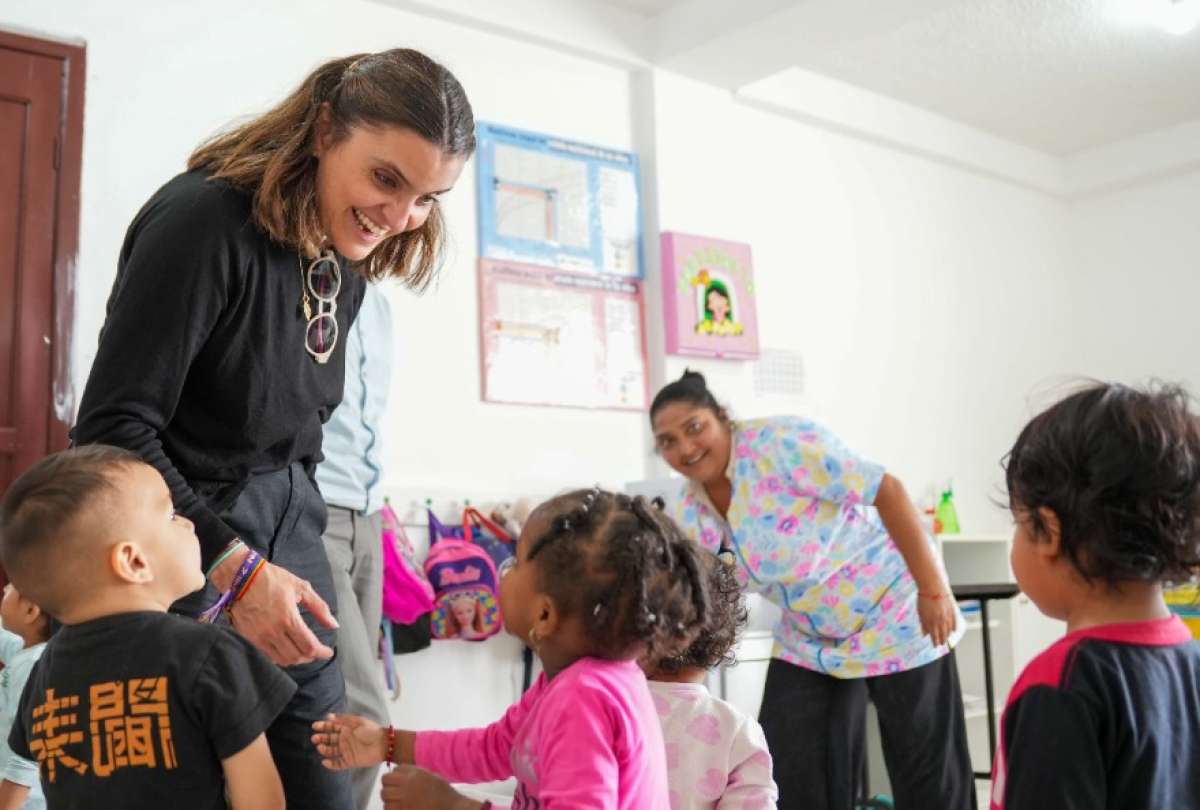 Vicepresidencia verifica la atención que reciben niñas, niños y adolescentes en riesgo en Ibarra