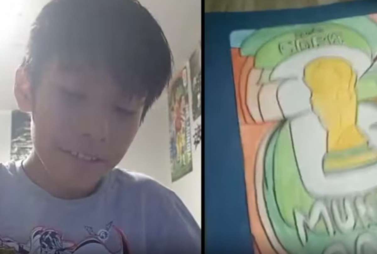 Un ni&ntilde;o cre&oacute; su propio &aacute;lbum del Mundial 2026 y enterneci&oacute; en las redes sociales. 