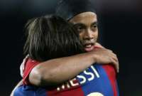 Ronaldinho envió un mensaje de apoyo a Lionel Messi