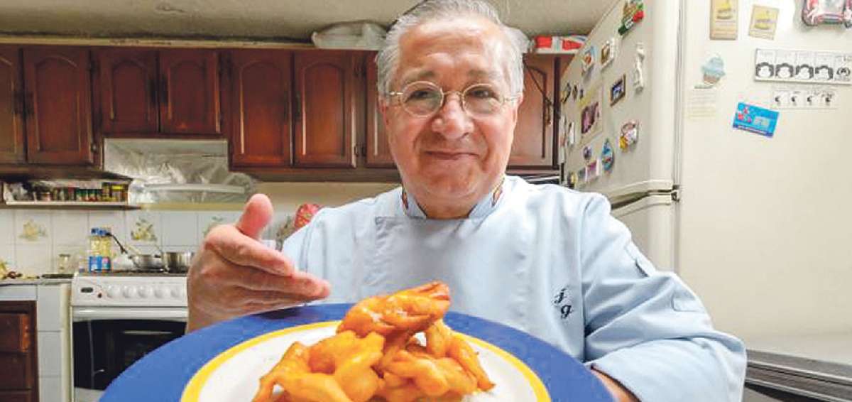 El chef Jorge Gallegos Haro. Naci&oacute; en Quito. Integra la Mesa de los Chefs del Ecuador desde 1990.