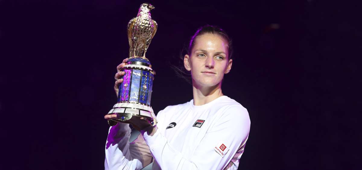 Karolina Pliskova logra en Doha su octavo t&iacute;tulo WTA