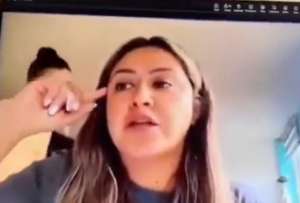 La concejal Diana Cruz vivi&oacute; un momento curioso