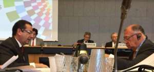 El ministro de Comercio Exterior, Juan Carlos Cassinelli, ante el Comit&eacute; de Balanza de Pagos del organismo multilateral.
