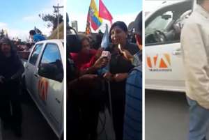 Teleamazonas traslad&oacute; v&iacute;veres de marcha ind&iacute;gena 