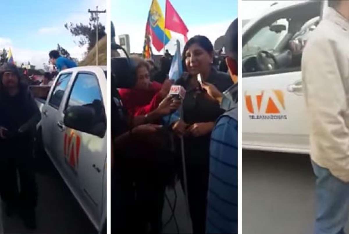 Teleamazonas traslad&oacute; v&iacute;veres de marcha ind&iacute;gena 