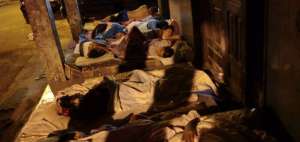 Mantenses volvieron a dormir en los portales de sus casas ante r&eacute;plicas