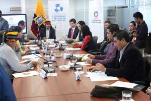 El ministro Esteban Albornoz se&ntilde;al&oacute; que luego de 2018, el Estado buscar&aacute; una tarifa el&eacute;ctrica especial para cocinar. Foto: Cortes&iacute;a Asamblea Nacional