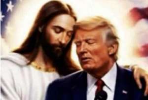 Nueva imagen de Donald Trump junto a Jes&uacute;s reaviva la pol&eacute;mica con la iglesia