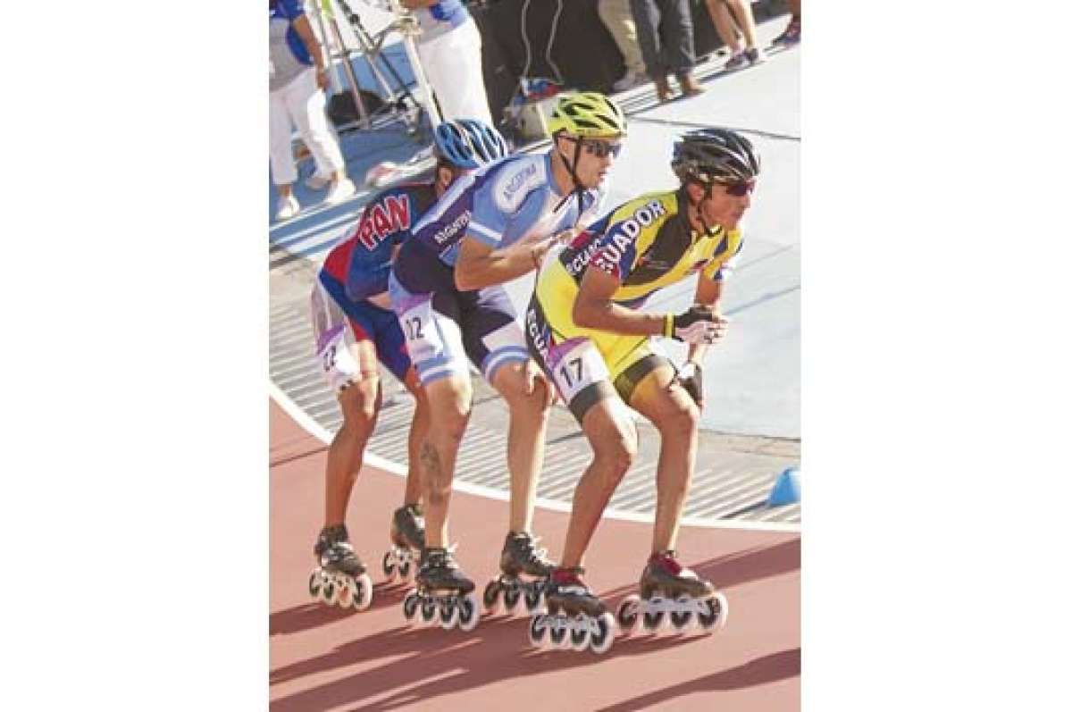 Jorge Bola&ntilde;os (der.) acumul&oacute; 42 puntos en los 10.000 metros de Festival Panamericano.  Foto: Archivo