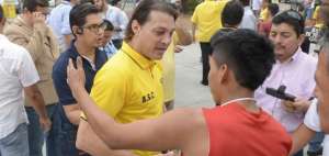 Alfaro Moreno no confirm&oacute; que la Universidad San Mart&iacute;n de Porres sea el rival de Barcelona para la 'Noche Amarilla'.
