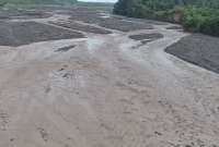El caudal del río Upano aumentó drásticamente