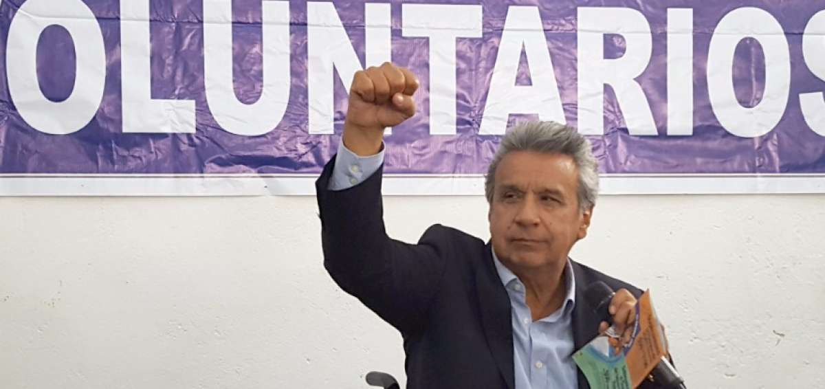 Lenin Moreno: "Est&aacute;n desesperados los opositores, est&aacute;n jugando sucio"