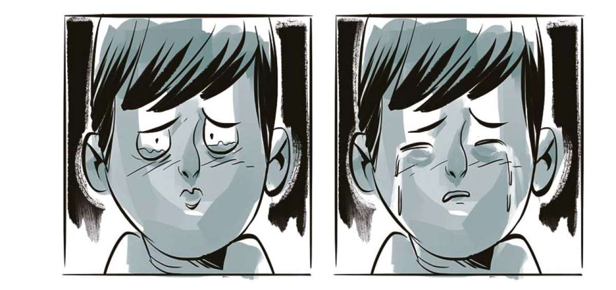 Izquierda: &ldquo;No llores, los hombres no lloran&rdquo;. Derecha: Los hombres s&iacute; tenemos sentimientos.
