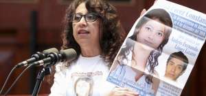 Janera Constante, integrante de Asfadec, busca a su hija Geovana Paulina, quien est&aacute; desaparecida desde diciembre de 2010. 