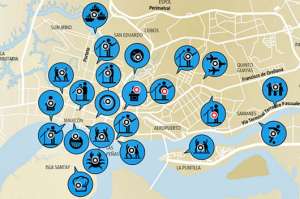 Mapa: Actividades por las fiestas octubrinas 