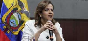 La ministra de Gobierno, Mar&iacute;a Paula Romo, inform&oacute; sobre la decisi&oacute;n de la Superintendencia de Compa&ntilde;&iacute;as.