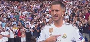 Eden Hazard fue presentado como jugador del Real Madrid
