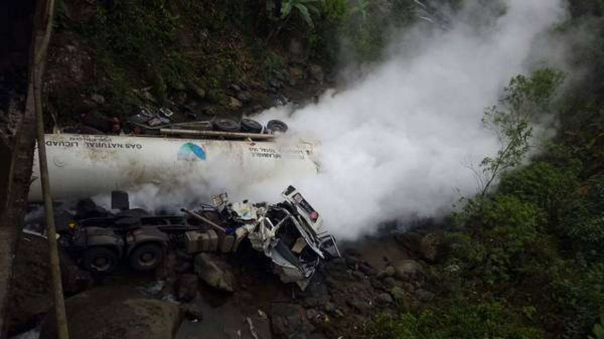 El accidente se produjo a la altura del Puente Vivar, perteneciente al cant&oacute;n Santa Isabel.