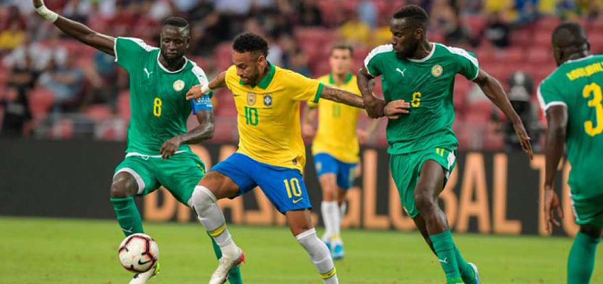 Senegal amarga a Neymar su partido cien con Brasil