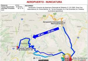Conozca la ruta que recorrer&aacute; el papa Francisco en el papam&oacute;vil
