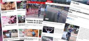 Medios internacionales destacan la victoria de Richard Carapaz