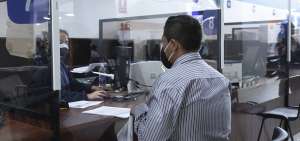  En las dependencias judiciales de Pichincha se brinda atenci&oacute;n al p&uacute;blico bajo estrictas normas de bioseguridad, para evitar el contagio de coronavirus.