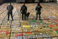Policía Nacional incautó 960 kilos de cocaína en Guayaquil