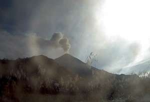 El volcán Sangay ha registrado actividad sísmica desde mayo de 2019. 
